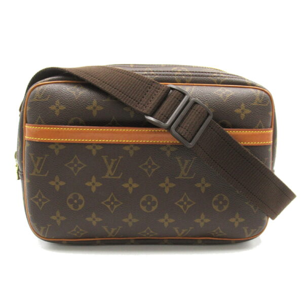 2101217834292 1 LOUIS VUITTON Reporter PM Shoulder Bag Monogram Brown