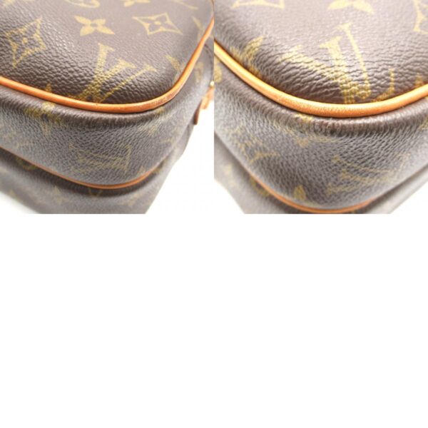 2101217834292 13c LOUIS VUITTON Reporter PM Shoulder Bag Monogram Brown