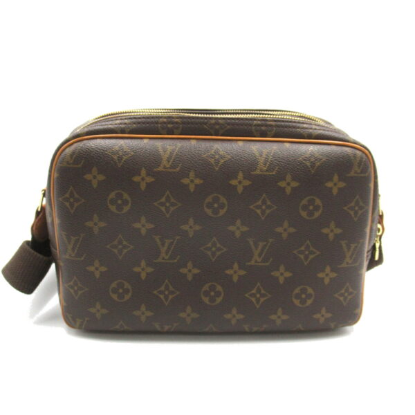 2101217834292 2 LOUIS VUITTON Reporter PM Shoulder Bag Monogram Brown