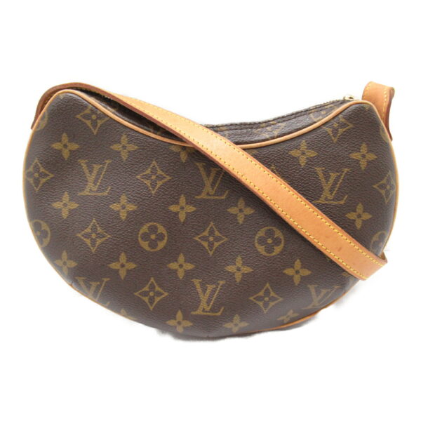 2101217834865 1 LOUIS VUITTON Pochette Croissant Shoulder Bag Monogram Brown