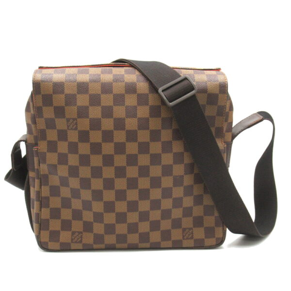 2101217834919 1 LOUIS VUITTON Naviglio Messenger Bag Damier Brown