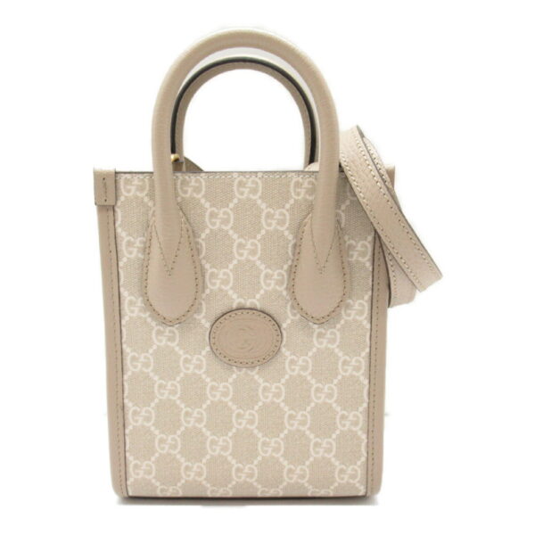 2101217834957 1 Gucci Gg 2Way Shoulder Bag Beige