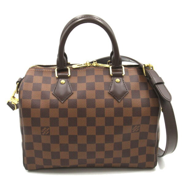 2101217835824 1 LOUIS VUITTON Speedy Bandouliere 25 2way Shoulder Bag Damier Bag Brown