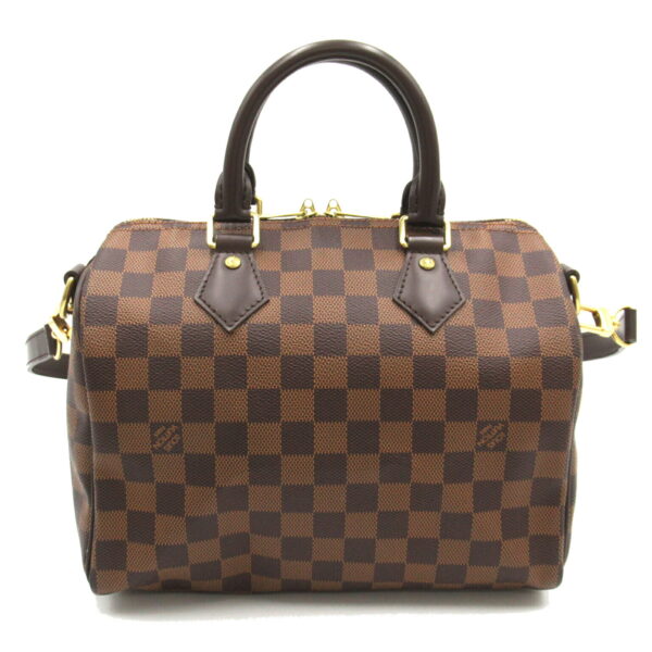 2101217835824 2 LOUIS VUITTON Speedy Bandouliere 25 2way Shoulder Bag Damier Bag Brown