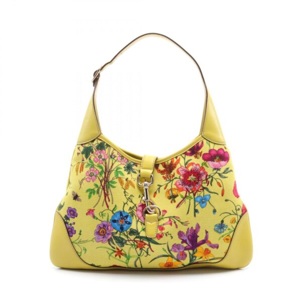 2101217839006 1 Gucci Flora Shoulder Bag Yellow