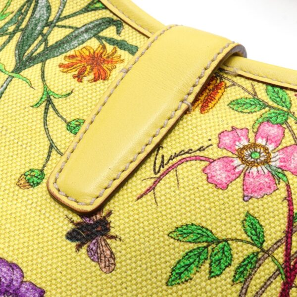 2101217839006 7 Gucci Flora Shoulder Bag Yellow