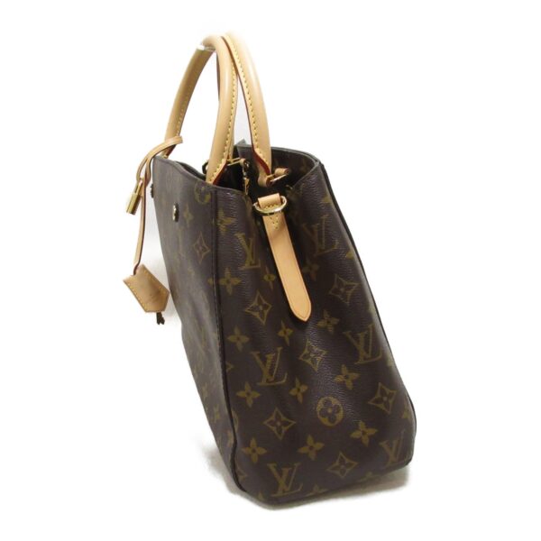 2101217841382 4 LOUIS VUITTON Montaigne MM Tote Bag Brown