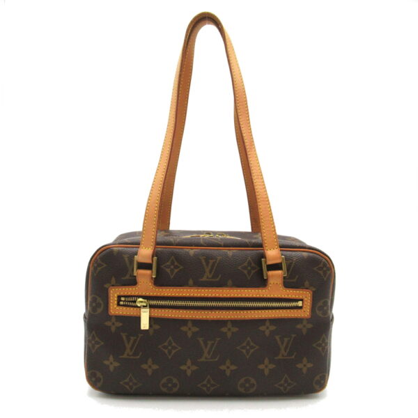 2101217841573 1 LOUIS VUITTON Cite MM Shoulder Bag Monogram Brown