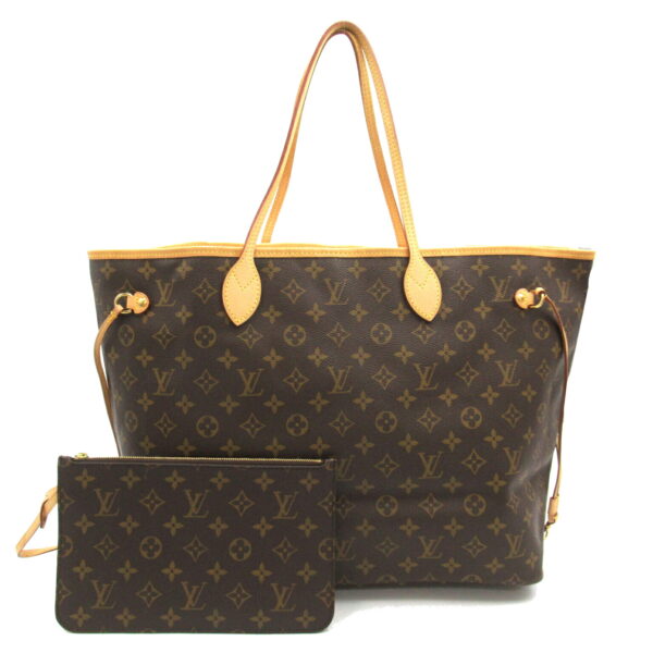 2101217841832 1 LOUIS VUITTON Neverfull GM Tote Bag Monogram Bag Brown Yellow