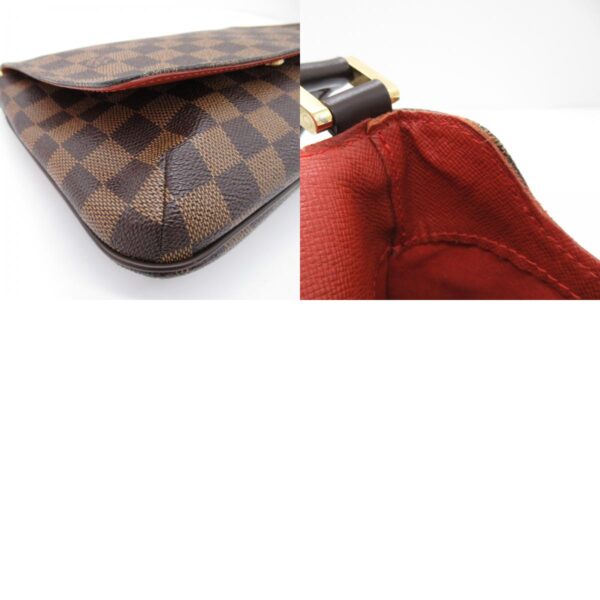 2101217841870 10c LOUIS VUITTON Musette Tango Long Shoulder Bag Damier Brown