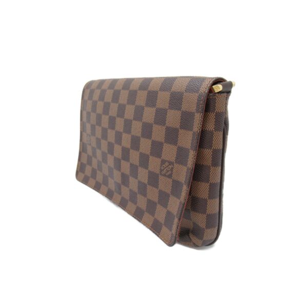 2101217841870 6 LOUIS VUITTON Musette Tango Long Shoulder Bag Damier Brown