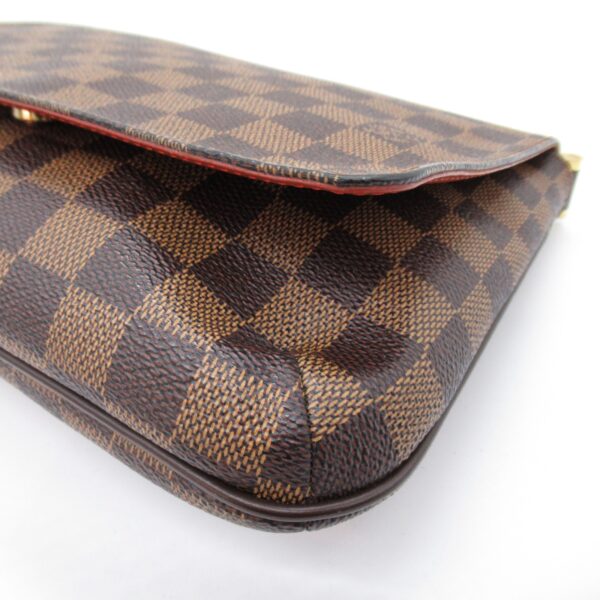 2101217841870 9 LOUIS VUITTON Musette Tango Long Shoulder Bag Damier Brown