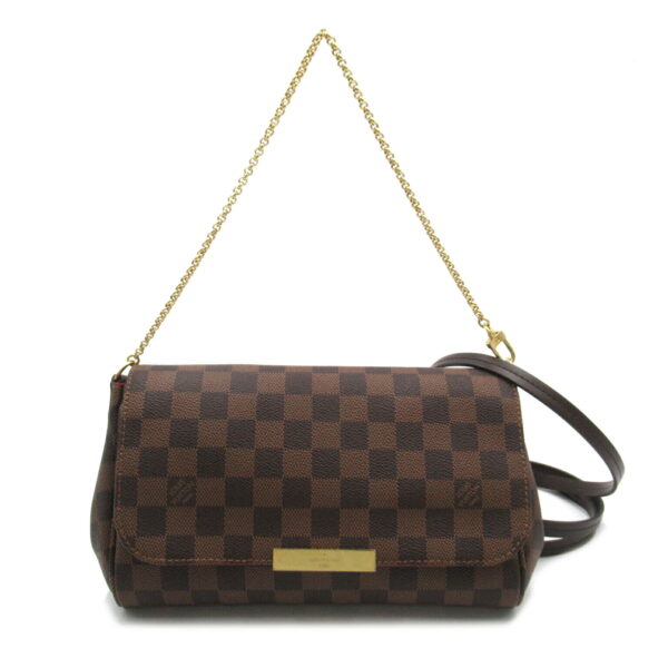 2101217842020 1 LOUIS VUITTON Favorite MM Shoulder Bag Damier Bag Brown