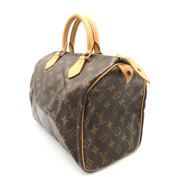 2101217842181 3 LOUIS VUITTON Speedy 30 Handbag Monogram Bag Brown