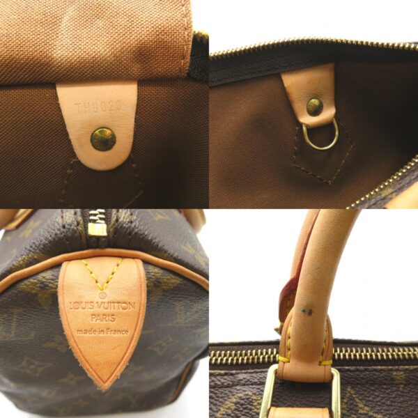 2101217842181 8c LOUIS VUITTON Speedy 30 Handbag Monogram Bag Brown