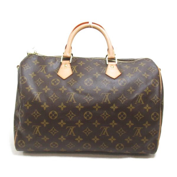 2101217842280 3 LOUIS VUITTON Speedy Bandouliere 35 Shoulder Bag Monogram Brown