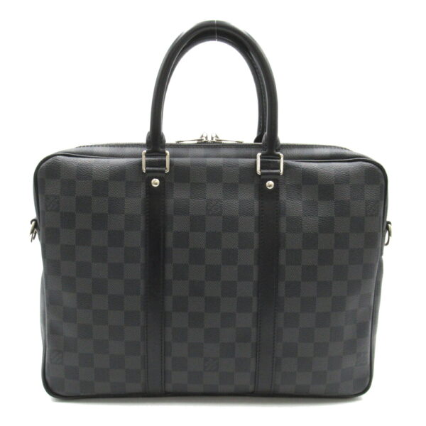 2101217842730 1 LOUIS VUITTON Porte Cumin Voyage PM Graphite Black