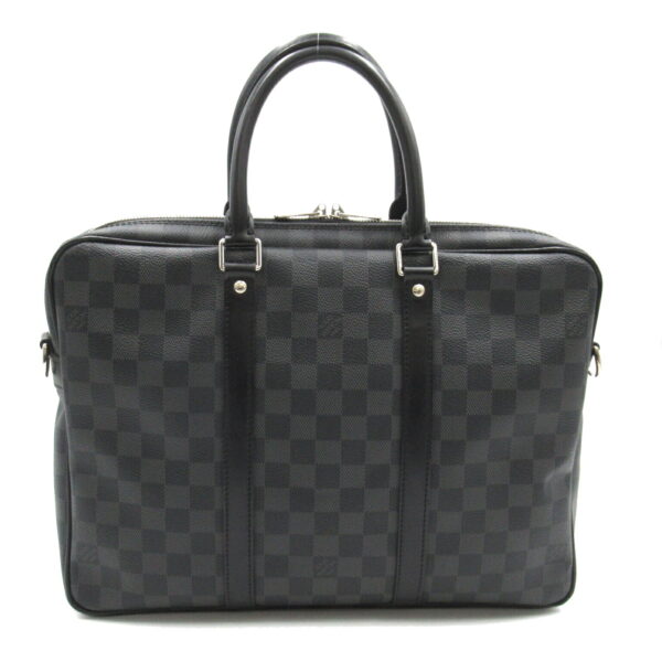 2101217842730 2 LOUIS VUITTON Porte Cumin Voyage PM Graphite Black