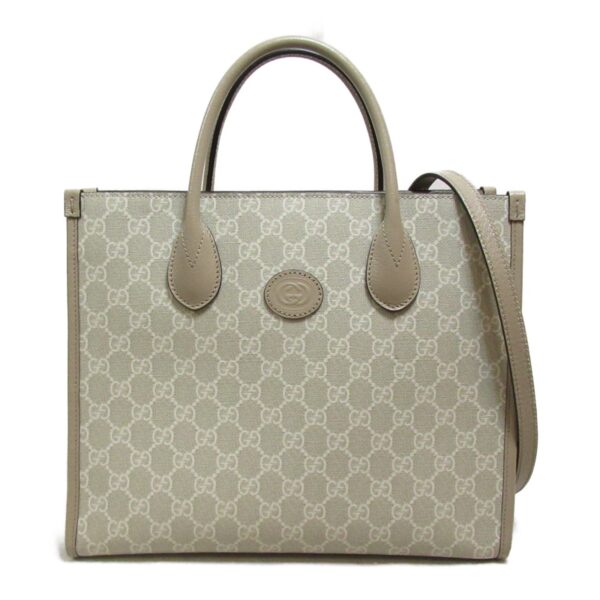 2101217842815 2 Gucci 2Way Tote Bag Beige