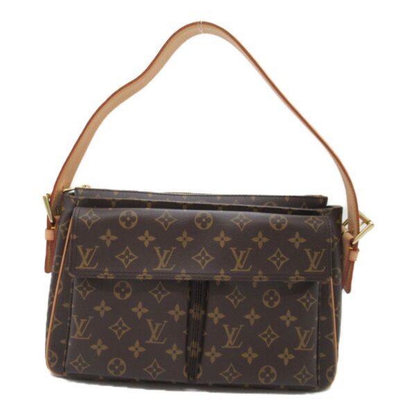 2101217842938 5 LOUIS VUITTON Viva Cité GM Shoulder Bag Monogram Brown