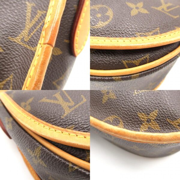 2101217843126 10c LOUIS VUITTON Menilmontant PM Shoulder Bag Brown