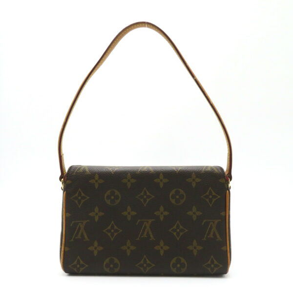 2101217843133 2 LOUIS VUITTON Recital Handbag Monogram Bag Brown