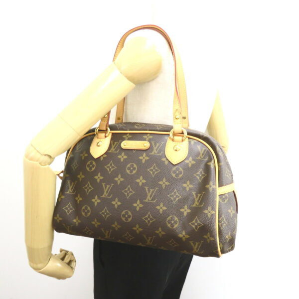 2101217843256 5 LOUIS VUITTON Montorgueil PM Shoulder Bag Monogram Bag Brown