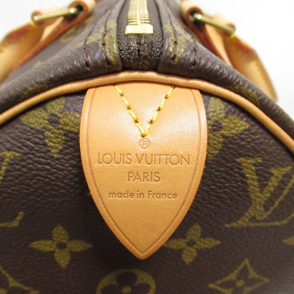 2101217845342 10 LOUIS VUITTON Speedy 30 Handbag Monogram Brown