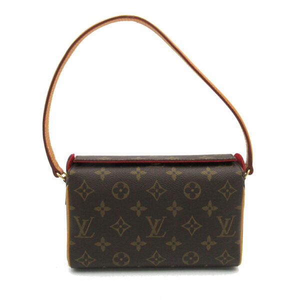 2101217849012 1 LOUIS VUITTON Recital Handbag Monogram Bag Brown