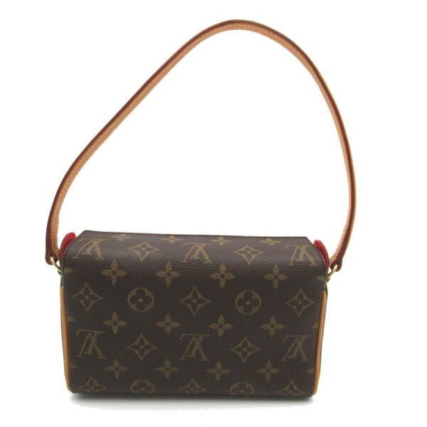 2101217849012 2 LOUIS VUITTON Recital Handbag Monogram Bag Brown