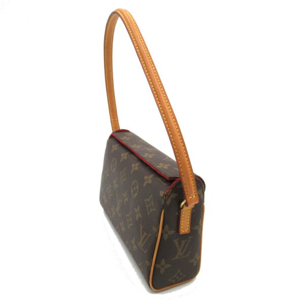 2101217849012 3 LOUIS VUITTON Recital Handbag Monogram Bag Brown