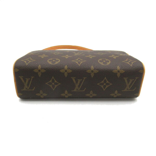 2101217849012 4 LOUIS VUITTON Recital Handbag Monogram Bag Brown