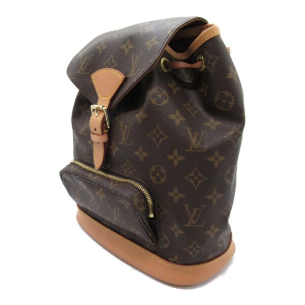 2101217849265 4 LOUIS VUITTON Montsouris MM Rucksack Monogram Bag Brown