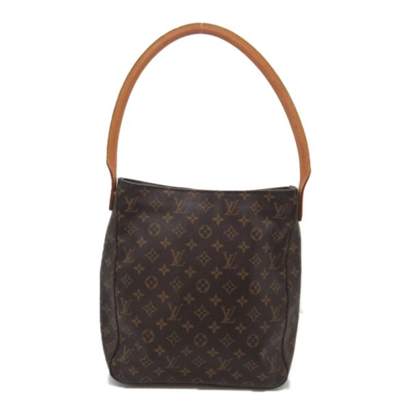 2101217849395 3 LOUIS VUITTON Looping Shoulder Bag Monogram Bag Brown