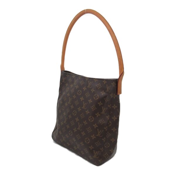 2101217849395 4 LOUIS VUITTON Looping Shoulder Bag Monogram Bag Brown