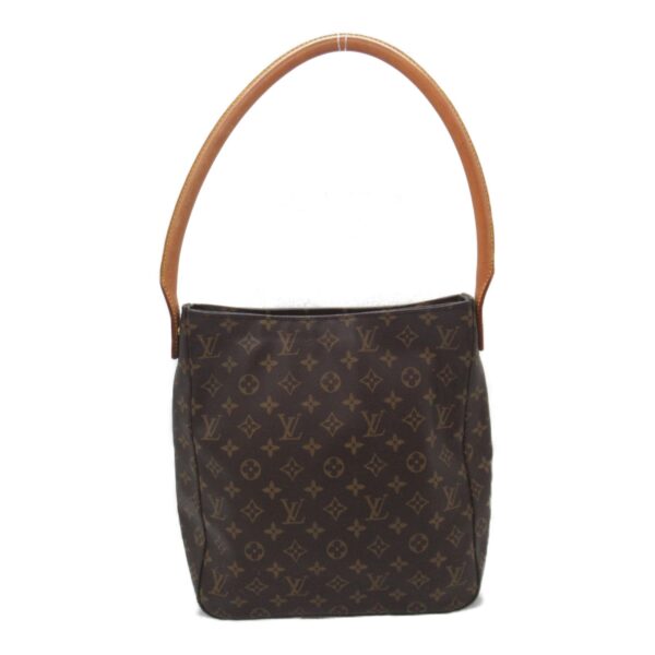 2101217849395 5 LOUIS VUITTON Looping Shoulder Bag Monogram Bag Brown