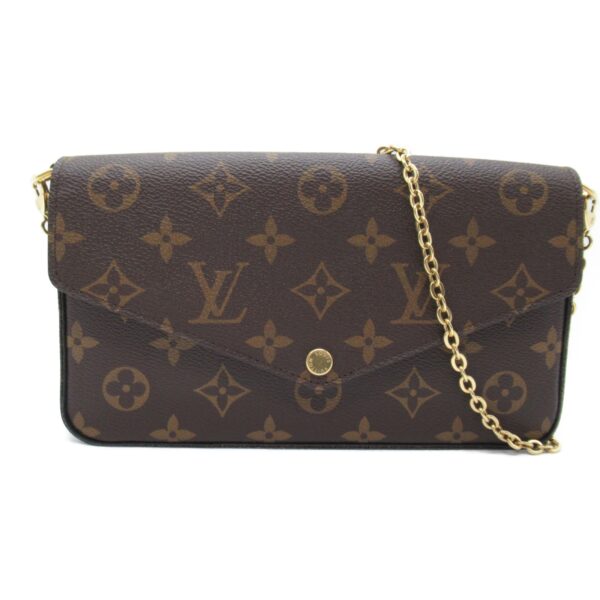 2101217849494 3 LOUIS VUITTON Pochette Félicie Shoulder Bag Brown