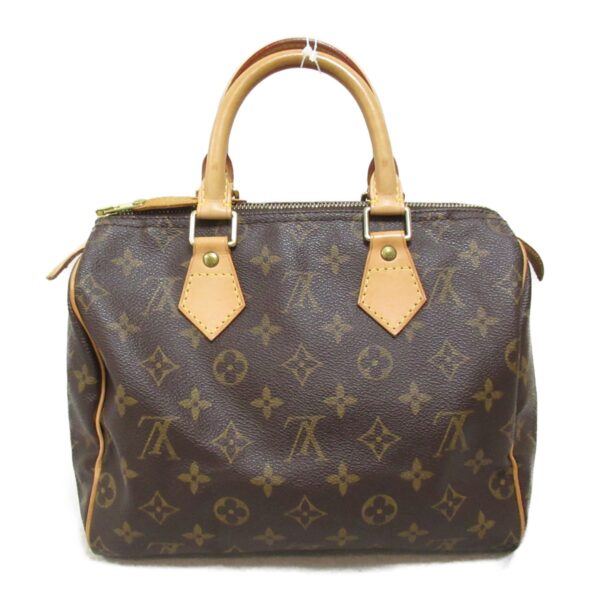 2101217849616 3 LOUIS VUITTON Speedy 25 Handbag Monogram Bag Brown