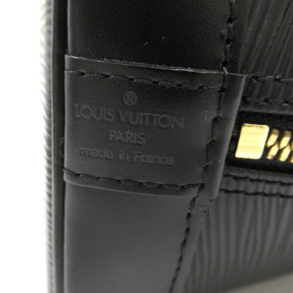 2101217849692 7 LOUIS VUITTON Alma Handbag Epi Bag Black