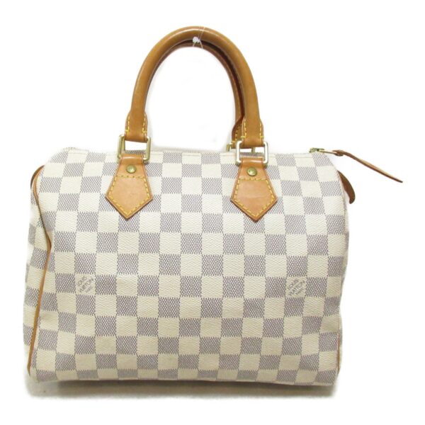 2101217849807 2 LOUIS VUITTON Speedy 25 Handbag Damier Azur Bag Ivory