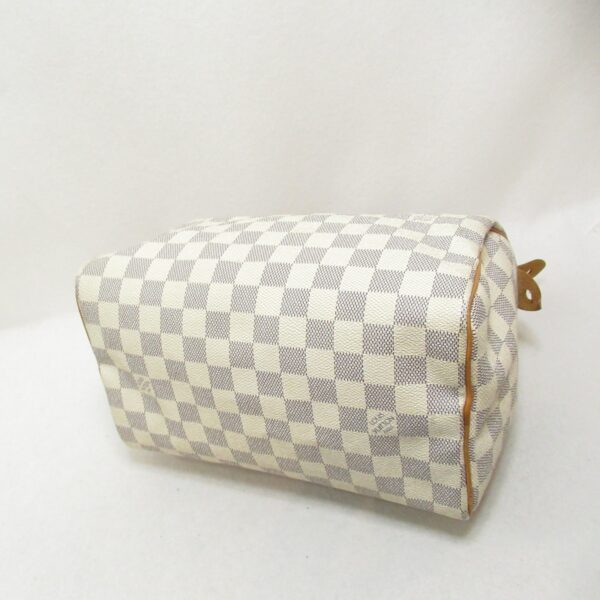 2101217849807 5 LOUIS VUITTON Speedy 25 Handbag Damier Azur Bag Ivory