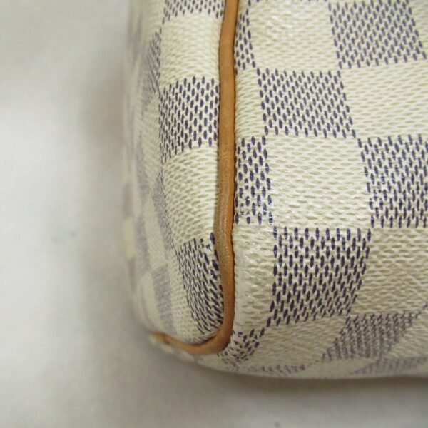 2101217849807 7 LOUIS VUITTON Speedy 25 Handbag Damier Azur Bag Ivory