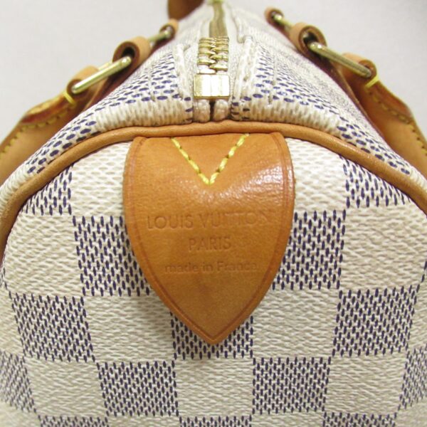 2101217849807 8 LOUIS VUITTON Speedy 25 Handbag Damier Azur Bag Ivory