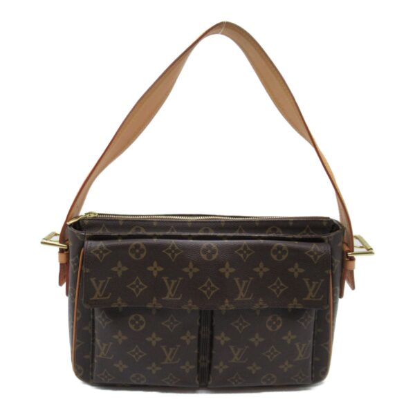 2101217849975 3 LOUIS VUITTON Viva City GM Shoulder Bag Monogram Bag Brown