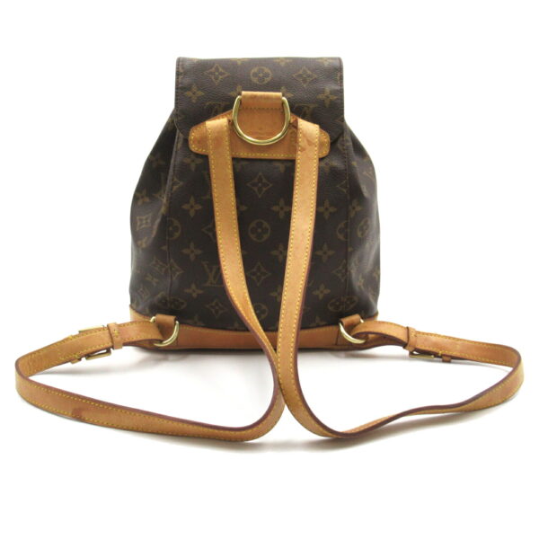 2101217850094 2 LOUIS VUITTON Montsouris MM Rucksack Monogram Bag Brown