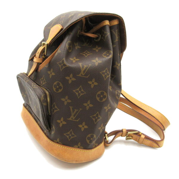 2101217850094 3 LOUIS VUITTON Montsouris MM Rucksack Monogram Bag Brown