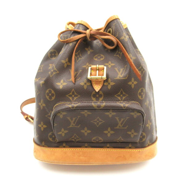 2101217850094 4 LOUIS VUITTON Montsouris MM Rucksack Monogram Bag Brown