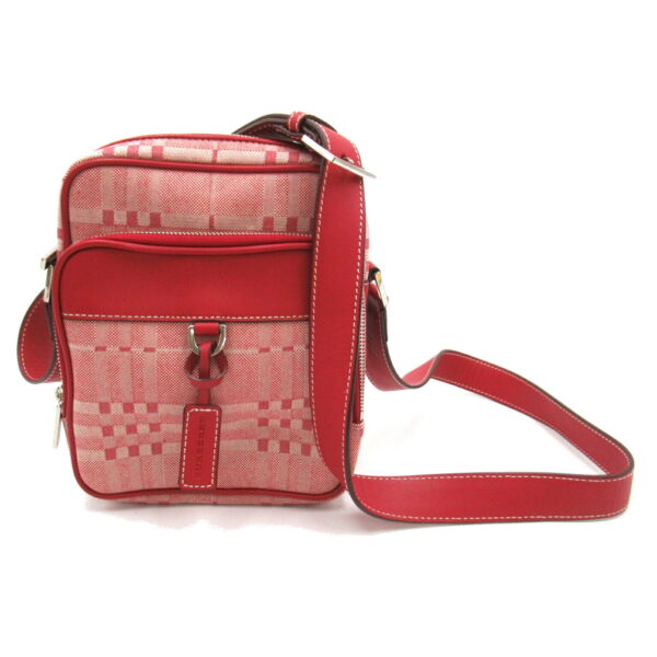 2101217850285 1 Burberry Canvas Shoulder Bag Red