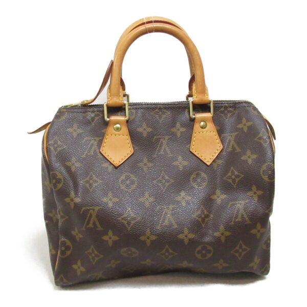 2101217850384 3 LOUIS VUITTON Speedy 25 Handbag Monogram Bag Brown