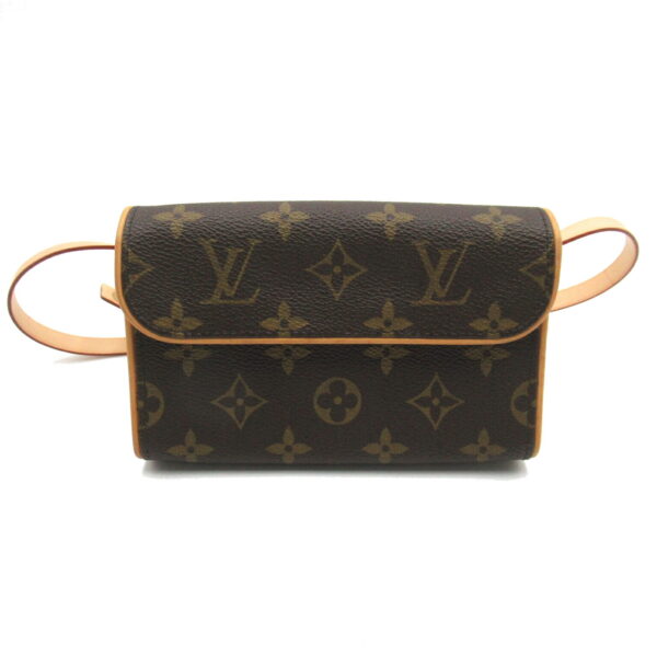 2101217850513 1 LOUIS VUITTON Pochette Florentine Waist Bag Monogram Bag Brown